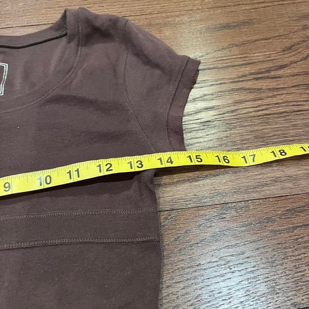 y2k limited too brown babydoll top xs - Picture 5 of 6